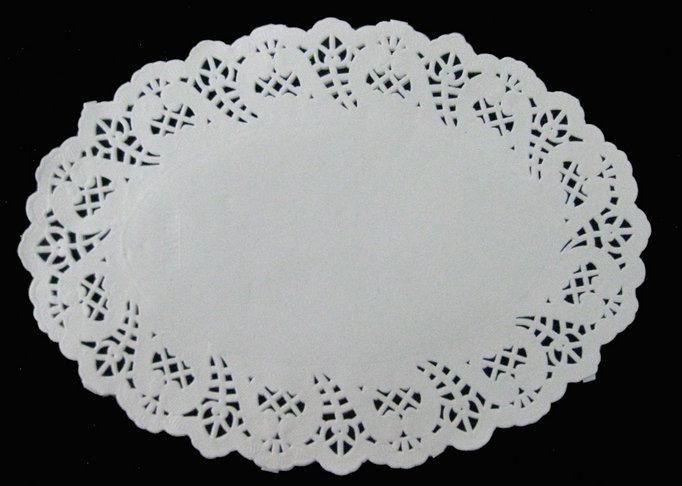 Oval Paper Lace Doileys "210x320mm"
